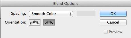 BLENDING Blending The blend tool blends between two object colors and shapes.