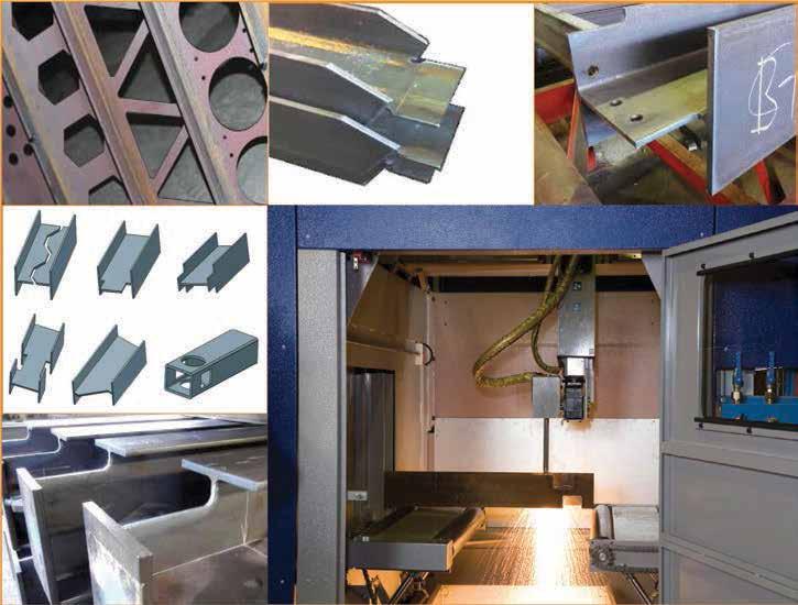Vernet Behringer Coping Robot Plasma or Oxy-Fuel Cutting Steel Profiles Fabricators and steel service centers can now replace several machines and labor-intensive manual operations with one coping