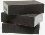 1-725-110 3M SANDING BLOCK Ideal for dry or wet sanding of wood, paint, metal, plastic and fibre cement Rinse and reuse Abrasive on all four sides Conformable, so you can get into