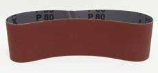 SANDING CLOTH BELT 3M ALUMINIUM OXIDE BELTS Open coated belt, suitable for sanding or grinding Added durability maintains flex for working contours Aluminium oxide abrasive product constructed on