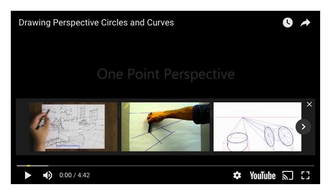 Exercise 6: circles and curves The most challenging aspect of perspective is drawing curving or circular forms.