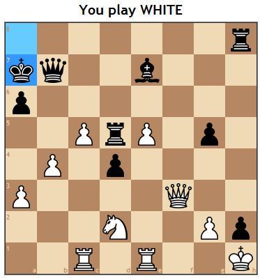 What is your move as white? 8.