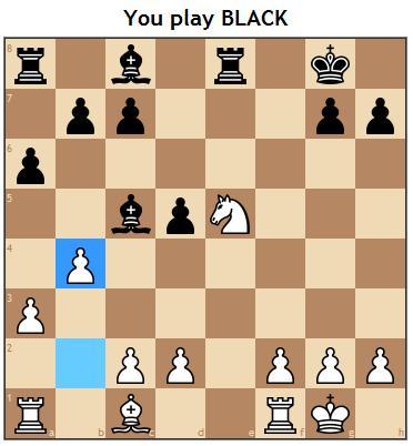 10. white played b4? - a mistake.