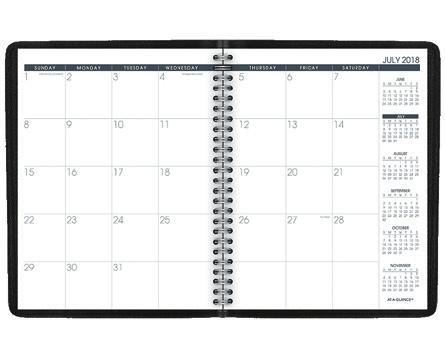 post-consumer waste recycled material AAG 7095705 Academic Weekly Appointment Book/Planner 14 Months July Start Printed on quality paper containing a