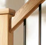 in Oak Handrails and baserails are