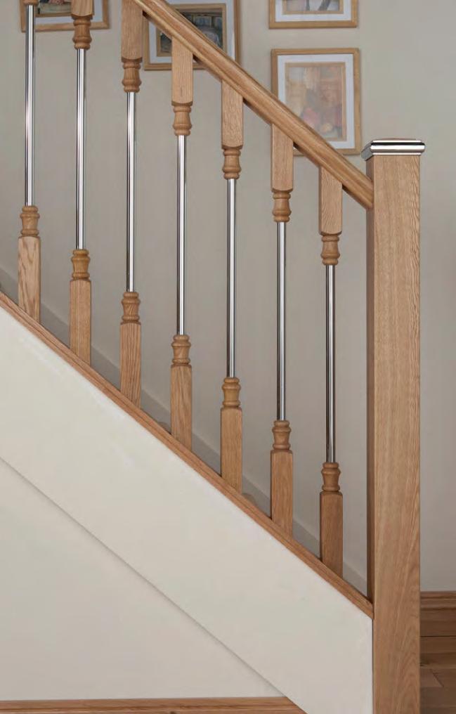 Spindles available in 895m or 1100mm heights Handrails and Baserails available in
