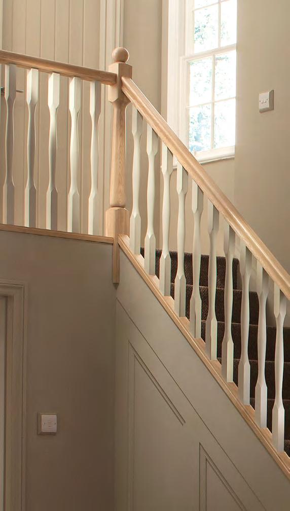 heights Handrails and Baserails are available in 2.4m, 3.6m or 4.