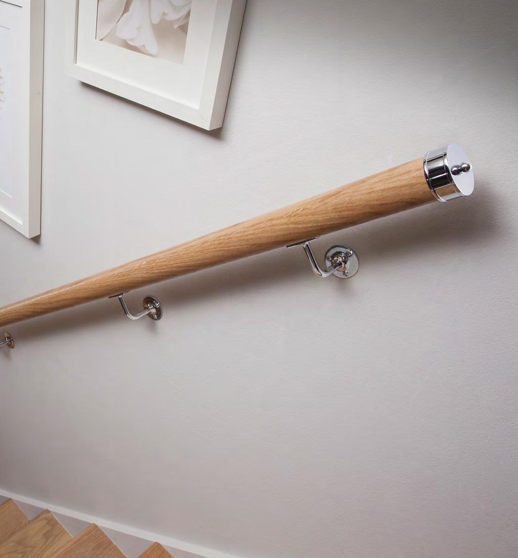 Wall Mounted Handrails Wall Mounted Handrails The perfect finishing touch An easy way to add a touch of style to your staircase with