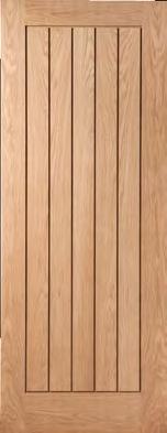 Genuine A-Grade American White Oak veneer, lipping and mouldings These doors are