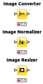 3.2 Image Pre-processing Nodes Important nodes to prepare the image data for further processing are the Image Normalizer, Image Converter, and sometimes the Inverter.