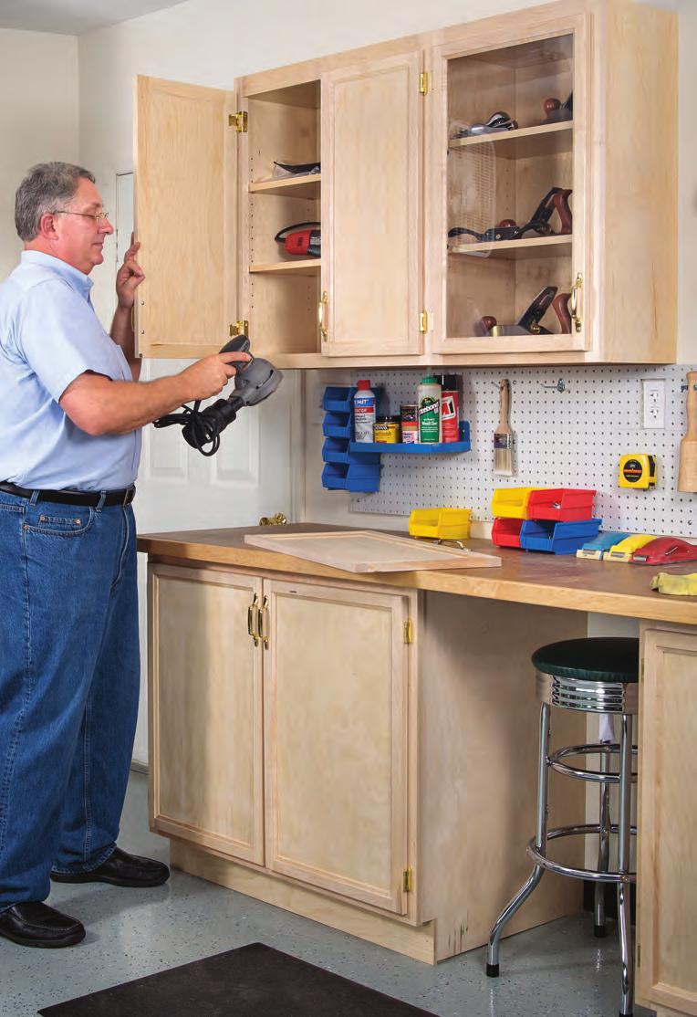Ready-To-Assemble Cabinets Outfit your shop in a weekend or less. By Gary Lombard with Jim Harrold 32 woodcraftmagazine.