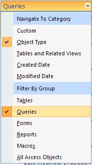 SGBD Access 2010: Query Interogarea (Query) este un obiect ce permite vizualizarea informaţiilor obţinute prin selectarea şi prelucrarea datelor din unul sau mai multe tabele (sau