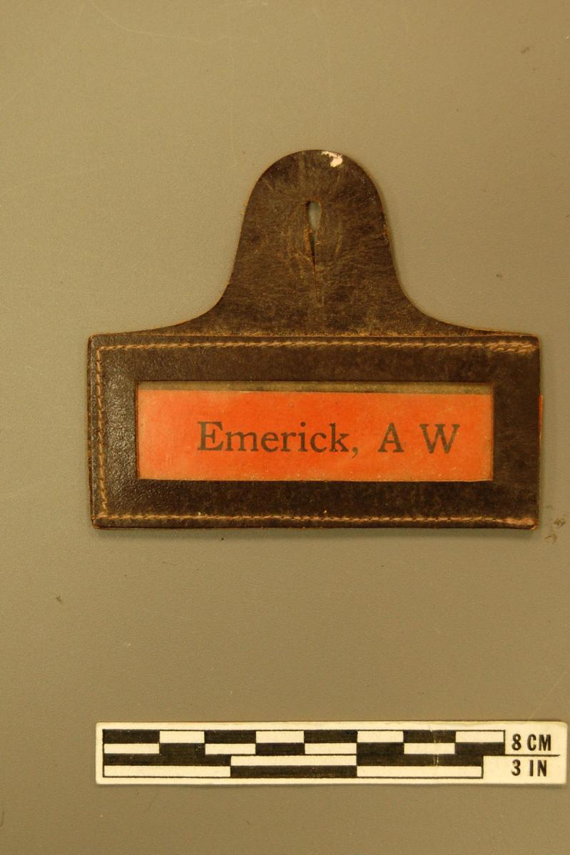 Emerick s name tag