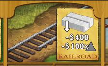 Railroad Main action: Extend your rail network Take the leftmost 2 rails from your Player Board, and place each of them in an available rail space of your choice (see below for Placement rules).