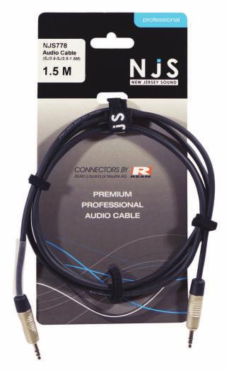 3mm (1/4 ) (Mono Plugs) cables use extra flexible rubberised cable with a heavy duty Y splitter and are supplied with a Hook
