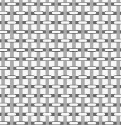 Figure 11.12 Plain weave. Source: Wood, 2006. The plain weave is recognisable by its simple, chess board-like yarn interlacings.