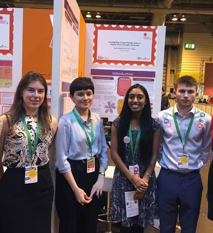 7 Nuffield Research Placement students at the 2017 Big