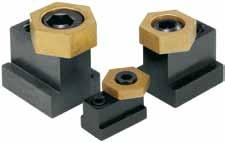 K0027 Low-profile T-slot cam clamps Tempered steel, brass hexagonal nut SW Heat-treated class 10.9, black oxide finish H K0027.