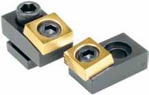 K0029 Edge clamps 2 25.5 Steel M12 max. 26 28.4 16 SW 10 3 M12 5 SW 8 B Body heat-treated and black oxide finish, clamping disc case hardened and brass-coated K0029.