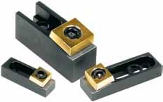 K0031 Adjustable eccentric type edge clamps K0031.08, K0031.12 Steel H2 Body heat-treated, black oxide finish, ground support surface; clamping disc case hardened and brass-coated K0031.