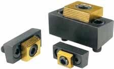 K0036 Sliding edge clamps Steel H3 max. Body heat-treated and black oxide finish, clamping disc case-hardened and brass-coated K0036.10 D B -0.