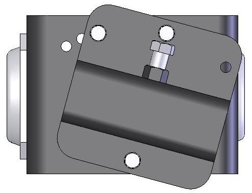 The bearings should be set as shown as this allow for the most room and helps to keep grass or debris from collecting in between the disc and bolts. 3 rd Hold from left of bracket!