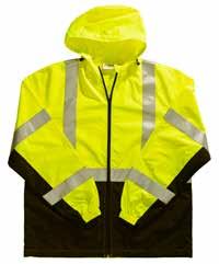 Sizes: S, M, L, XL, 2XL, 3XL, 4XL The Xtreme Visibility Soft Shell fabric is a 3-layer Trilaminate that is highly water resistant, windproof, breathable & Xtremely flexible.