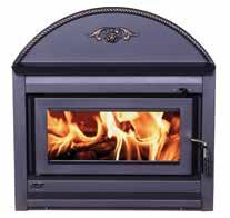 Shown: Clean Air medium Victorian insert with black gloss tiled insert hearth and mantle Large Fireplace Insert Medium Fireplace Insert Edwardian Fireplace Insert The sleek fascia of the Edwardian