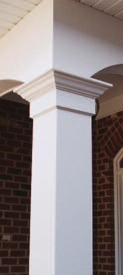 Premium Box Columns Quick Ship Square Non-tapered Craftsman Style Columns High Quality PVC Nominal Size Style Weight Item Number List Price Cap and Base 8" x 8' Plain 43 P40808SP Included 8" x 9'