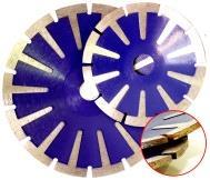 10MM SEGMENT SIZE: 8MM TURBO BLADES - DIAMANT BOART ELECTROPLATED MARBLE BLADES SIZE: