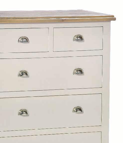 2 over 2 Drawer Chest H:97cm x W:98cm x D:44cm Natural timber in * Also available in