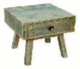 Reclaimed natural timber in rough sawn finish Coffee Table with Shelf W:120cm x D:70cm x