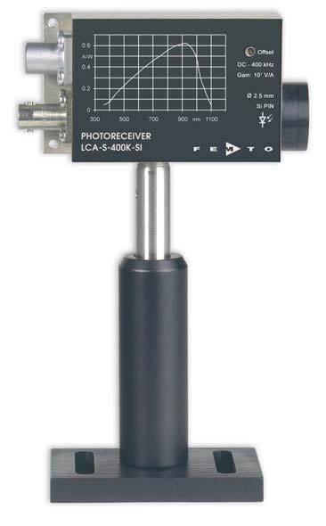 Femtowatt Photoreceiver Series FWPR-20 Ultra Low Noise: Min. NEP 0.