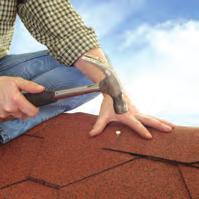 Ensure that the shingle cut-out of the first shingle course aligns with the reversed shingle tab from the eaves shingle strip. Position and fix the higher roofing shingles courses.