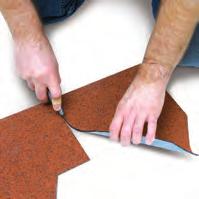 For normal fixing, shingles should be nailed 25mm in from each edge and above each cut-out, along a line 25mm above the cut-outs.
