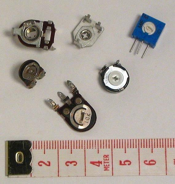 PCB mount trimmer potentiometers or