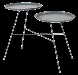 cm Height second table top: 37,5 cm TABLES 2300084 8718548029507 SIDE TABLE INDY WHITE