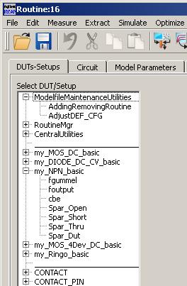 Set Up Measurements in ModelFile /Routine in WaferPro's Modelfile /Routine,
