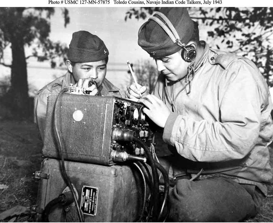 Navajo Code Talkers They made a secret code to talk with