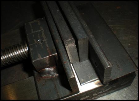 27. Jaw plates: ⅜" ⅛" longer than vise width, two pieces.