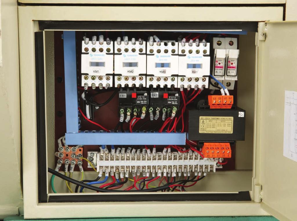 Electrical Cabinet Identification Contactor Contactor Contactor Contactor Fuses Relay Overload Relays Transformer Grounding
