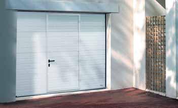 that practical convenience of a side door, then we recommend an integrated wicket door.