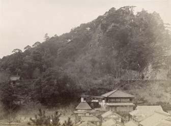 48 CHINA. Panoramic view on houses near Shanghai. 1900.