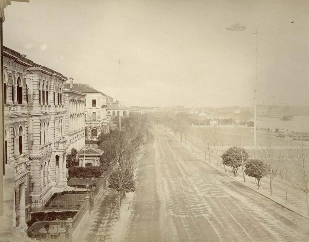 171 SHANGHAI. View on the Bund. ca. 1880.