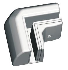 The panel is common and fits both a left and right hand hinged door on either.