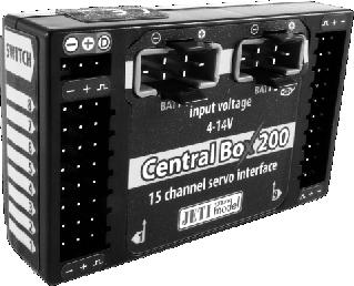 100 GLISH 1 Introduction The Central Box is a switchboard designed for the complete management of servos in a model with an emphasis on safety.