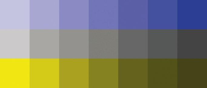 Properties of Color: Value Value - Lightness or Darkness of a hue Tint - adding white to a hue Shade - adding black to a hue Most people can distinguish at least 40 tints and