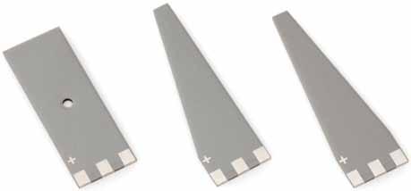 Multilayer contracting plates can be manufactured in a variety of shapes, e. g.