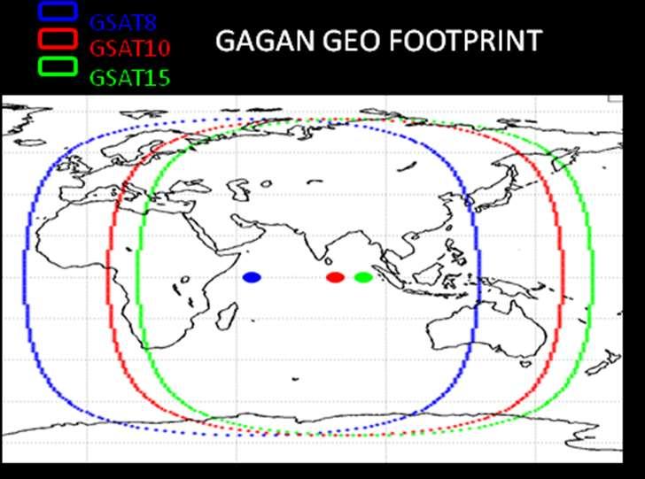 GAGAN services to neighboring countries GAGAN GEO footprint