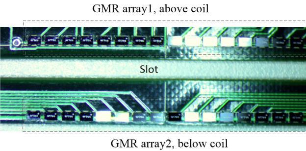 smallest package size of all commercial GMR sensors currently, allowing us to build a relatively high spatial resolution array. Figure 4.20. Typical output voltage of GF708 vs.